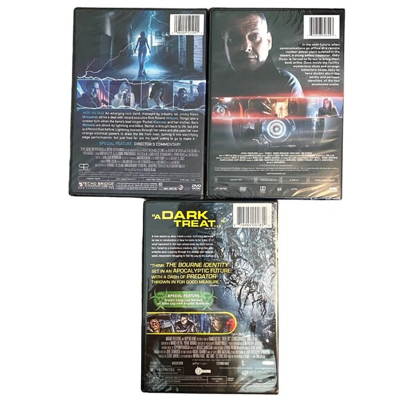 Sci-Fi DVD Movie Lot of 3 High Voltage Atomica Eden Log Science Fict Apocalyptic - Picture 2 of 5